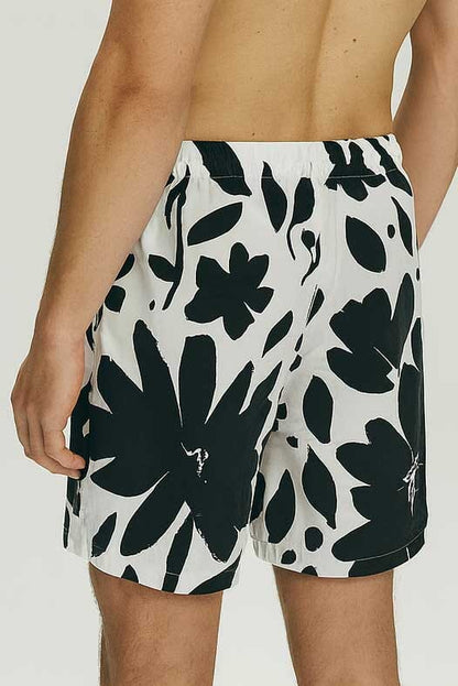 Men's Printed Activewear Swim Shorts