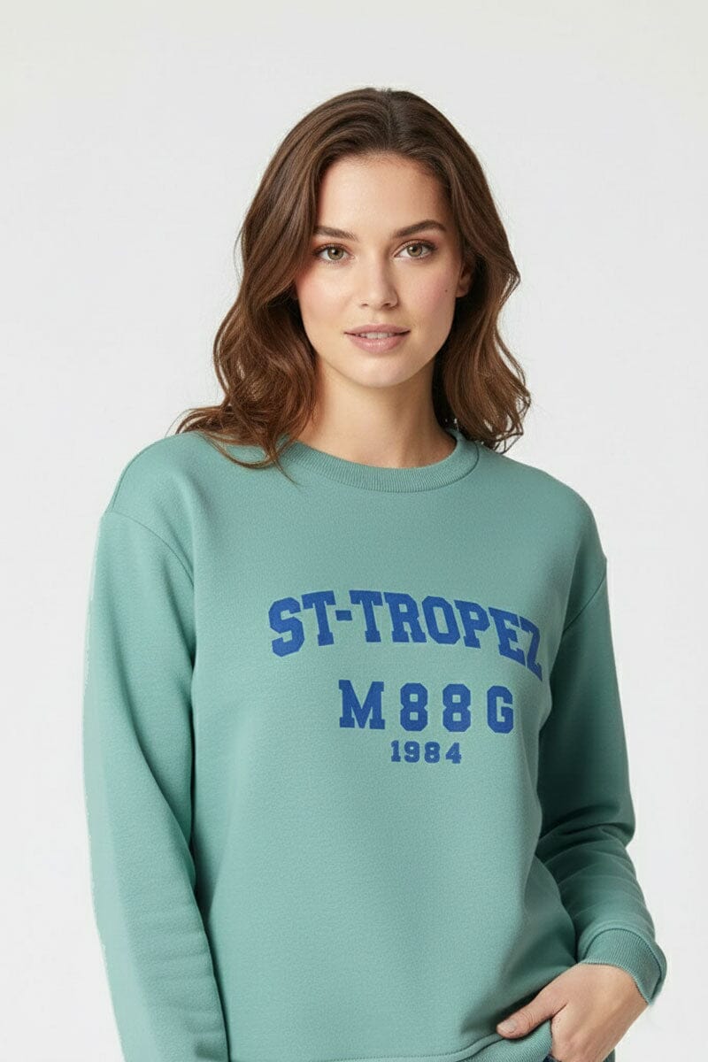 L.A.T Women's Tropez High-Low Hem Minor Fault Sweat Shirt