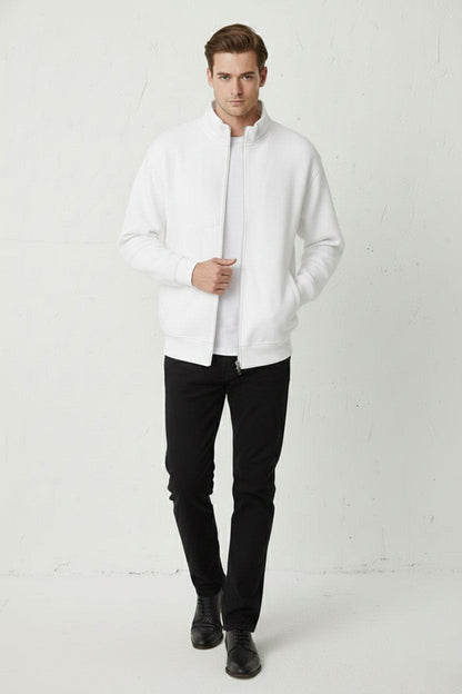 Cut Label Men's Fleece Zipper Jacket