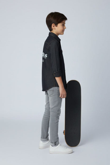 Styles Republic Boy's Pride Denim Casual Shirt