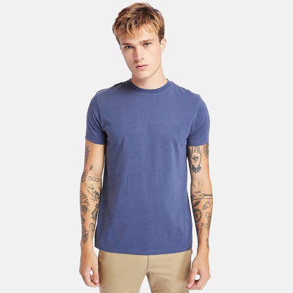 Lower East Men's Short-Sleeve Tee - 100% BCI Combed Cotton Perfection Men's Tee Shirt Image Dark Blue S 
