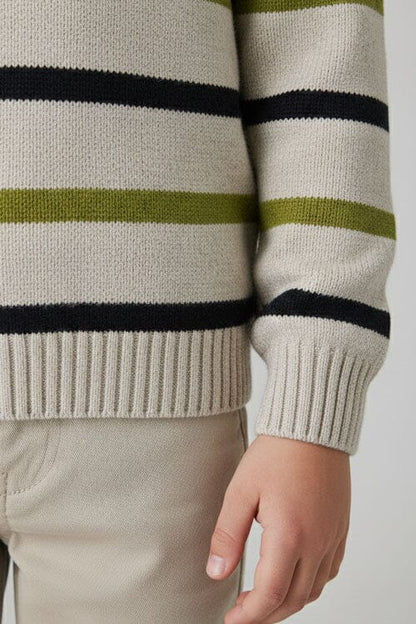 Yes Mom Boy's Fastiv Quarter Zipper Knitted Sweater