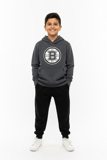 NHL Boy's Bruins Hockey Pullover Hoodie