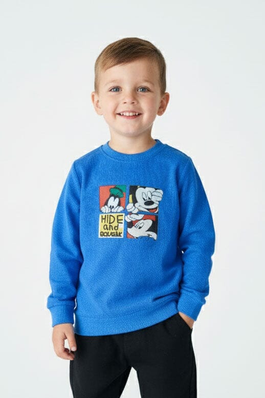 Boy's Hide & Squeak Fleece Sweatshirt