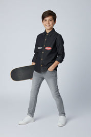 Styles Republic Boy's Pride Denim Casual Shirt