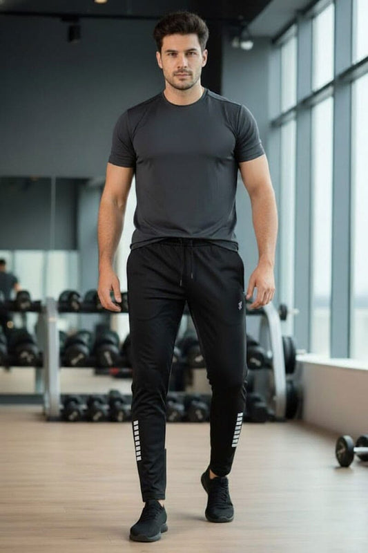 Jay Cee Men's Ankle Striped Activewear Trousers