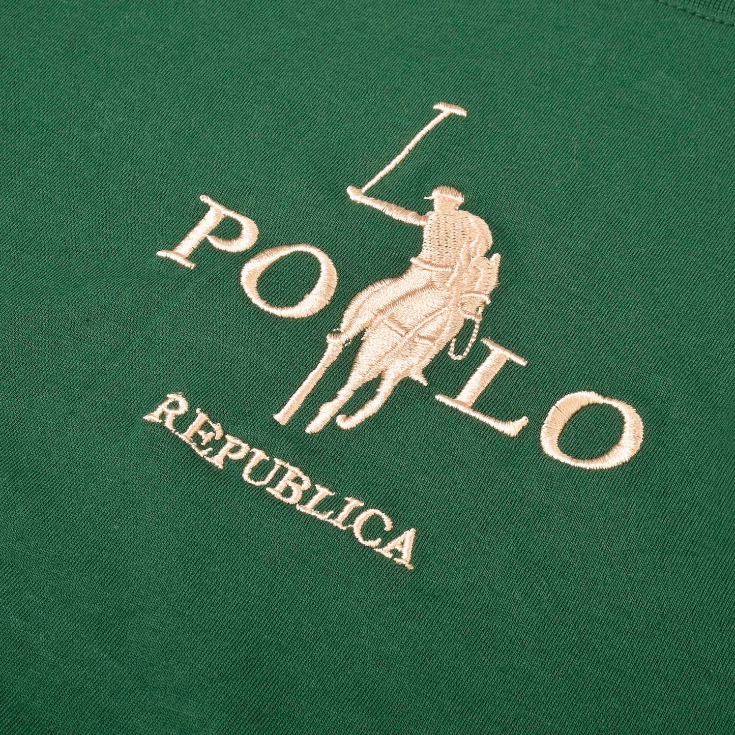 Polo Republica Men's Logo Embroidered Crew Neck Tee Shirt Men's Tee Shirt Polo Republica 