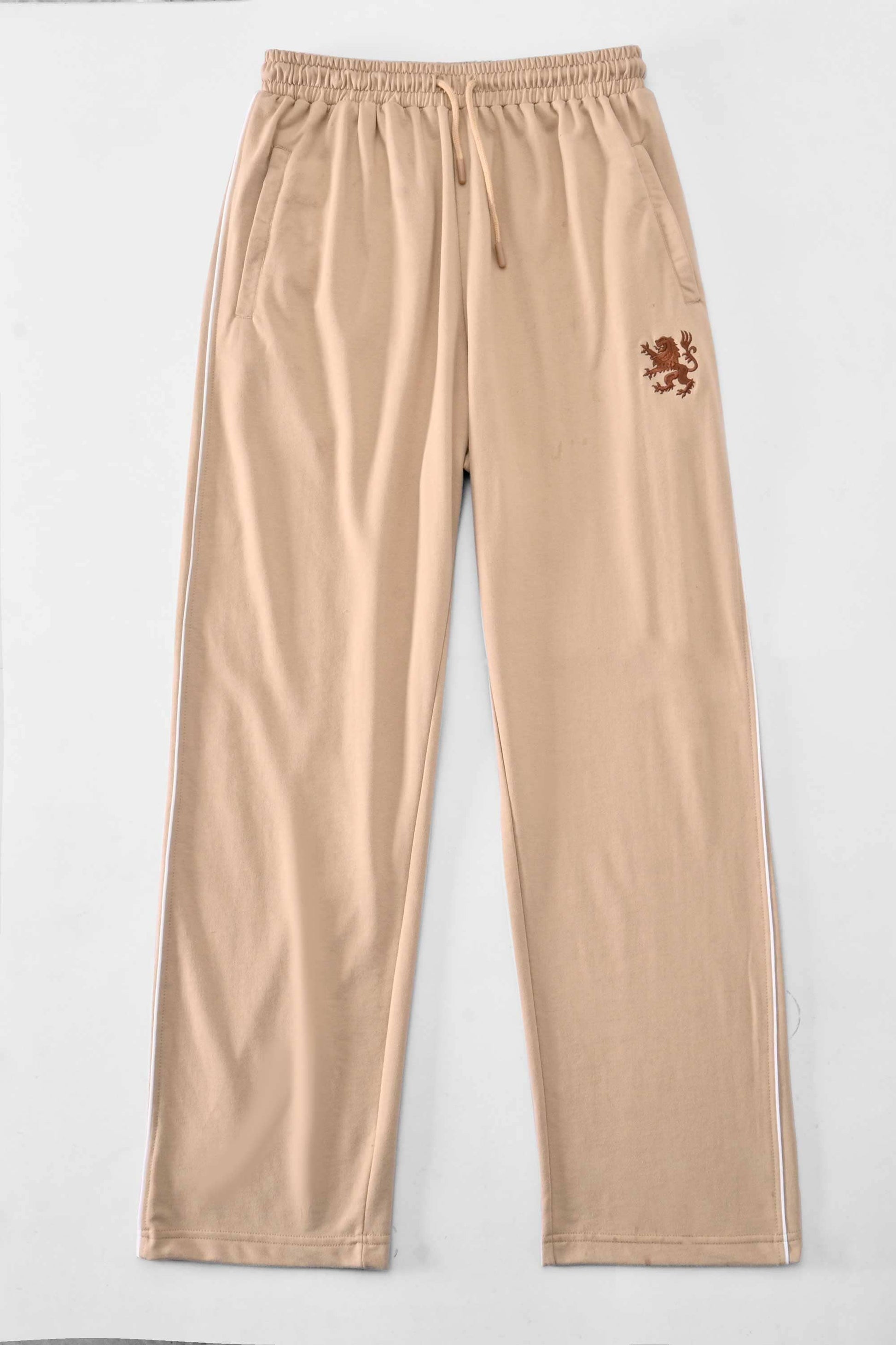 Polo Republica Men's Lion Crest Embroidered Terry Trousers