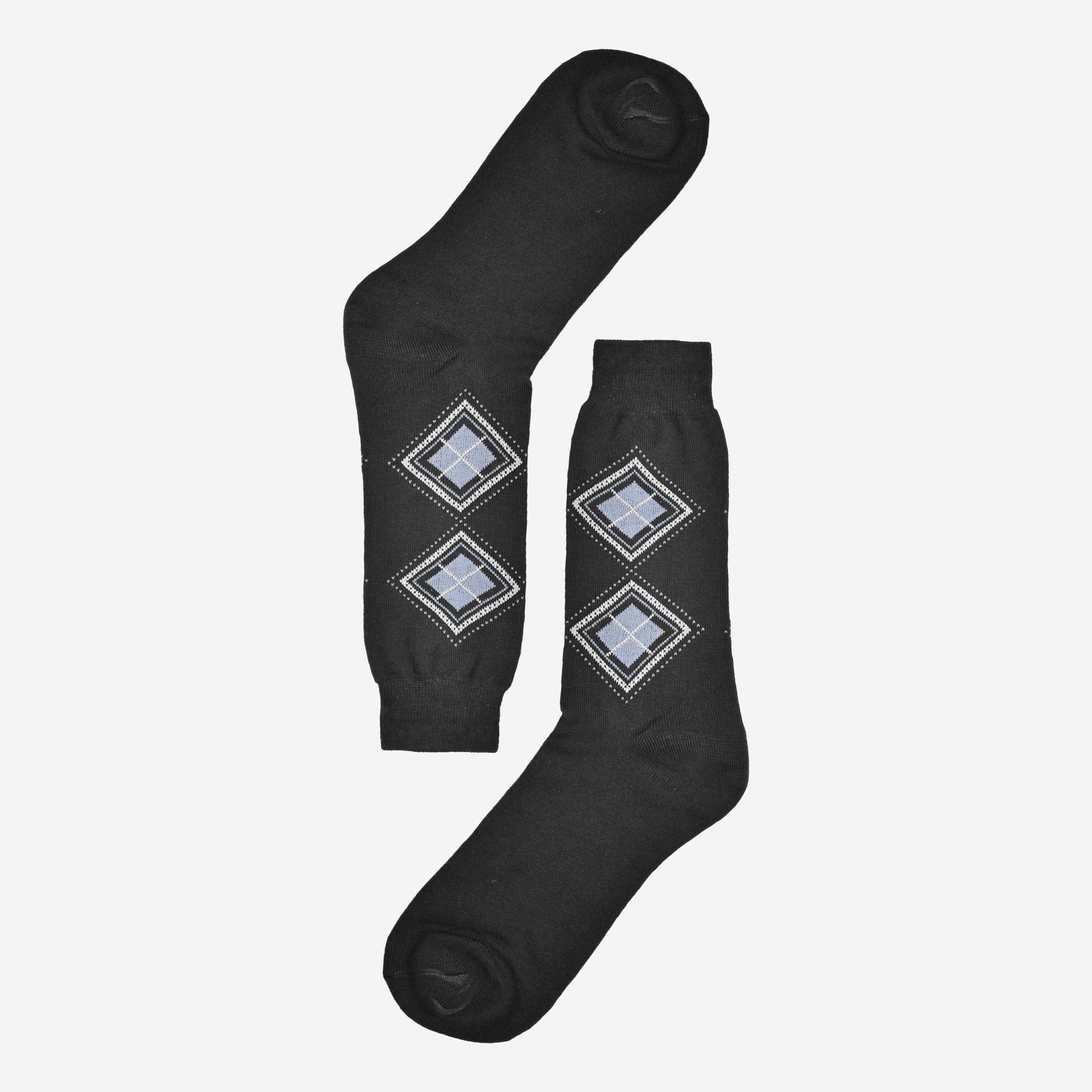 Men's Box Pattern Design Regular Dress Socks Socks RKI D1 EUR 36-44 