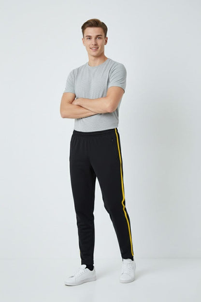 Men's Panel Striped Activewear Trousers