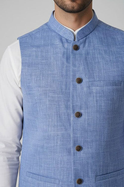 Ali Baba Men's Textured Premium Waistcoat