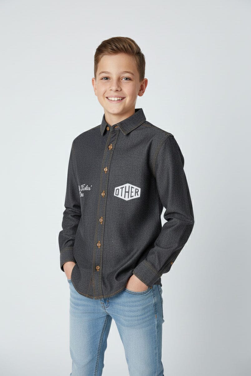 Styles Republic Boy's Other Denim Casual Shirt