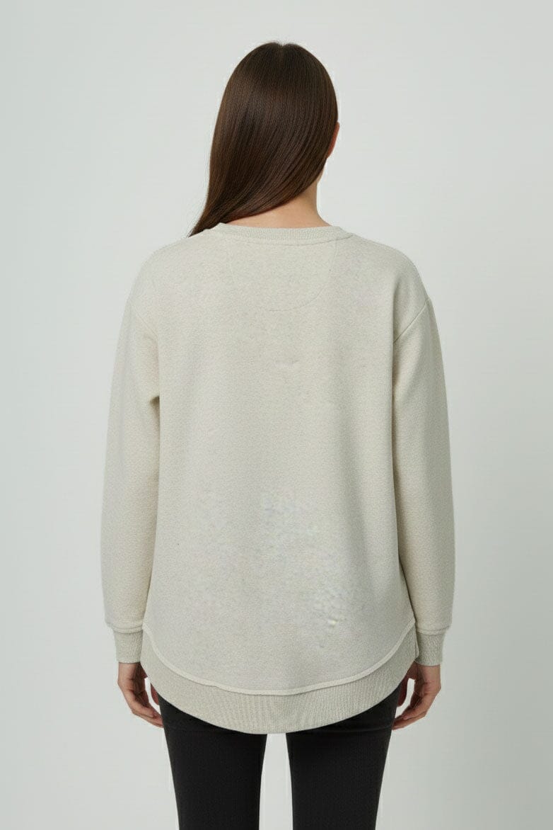 L.A.T Women's Butterfly High Low Hem Minor Fault Sweatshirt