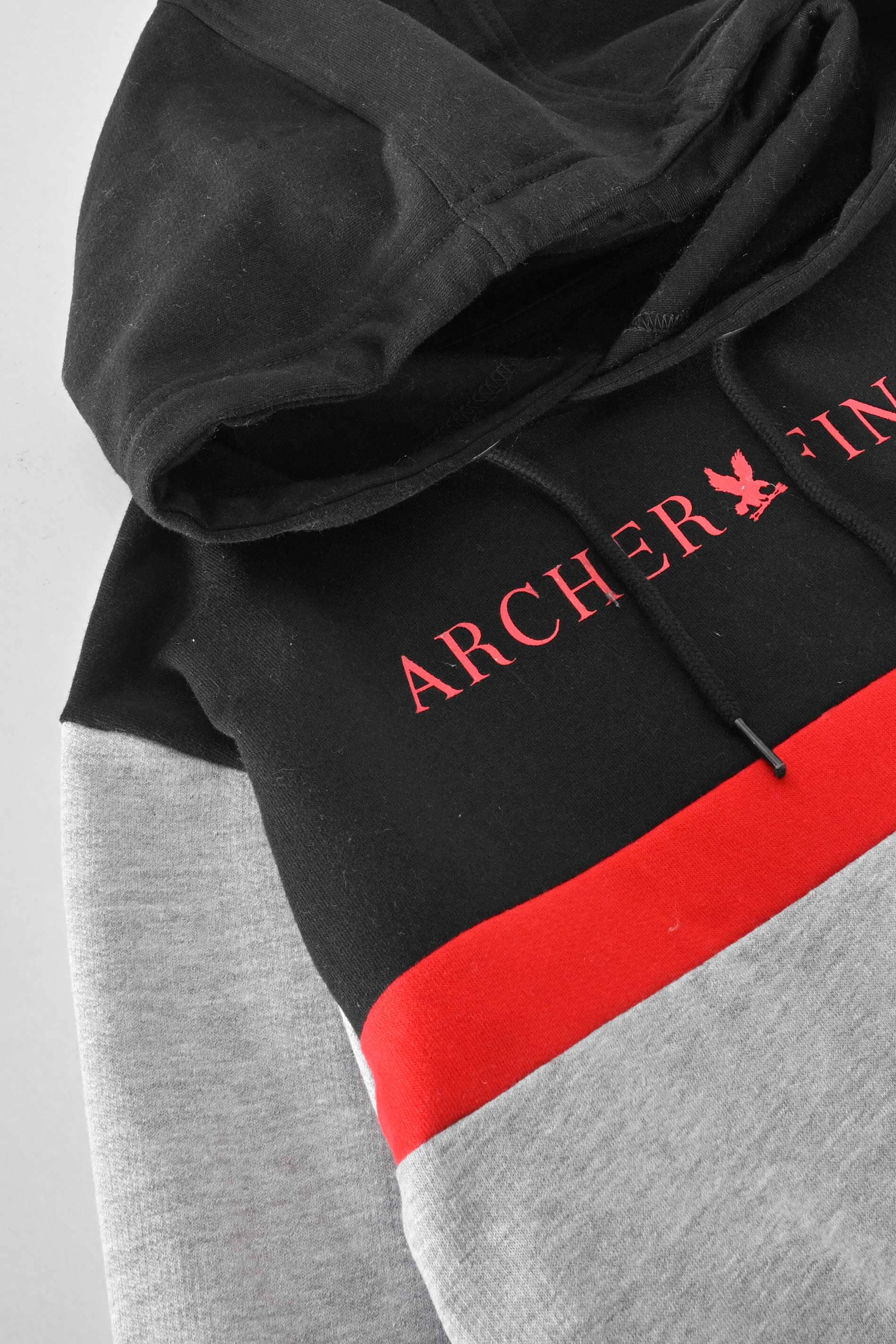 Archer & Finch Boy's Contrast Design Pullover Hoodie Boy's Pullover Hoodie LFS 
