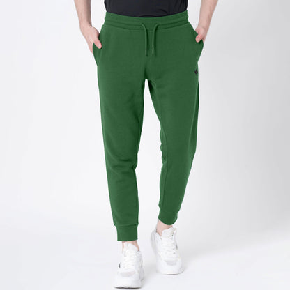 Polo Republica Men's Maple Leaf Embroidered Fleece Jogger Pants Men's Jogger Pants Polo Republica Bottle Green S 