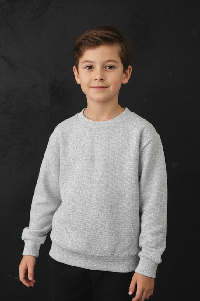 Max 21 Boy's Textured Fleece Sweat Shirt