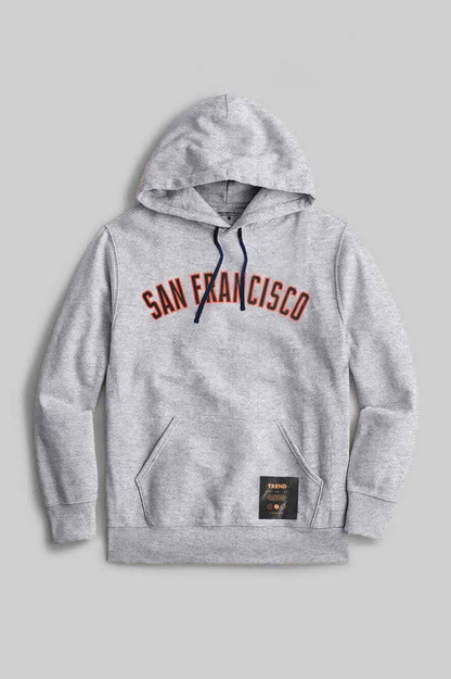Polo Republica Men's San Francisco Printed Fleece Pullover Hoodie