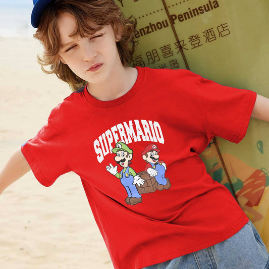 Polo Repbulica Boy's Super Mario Printed Tee Shirt