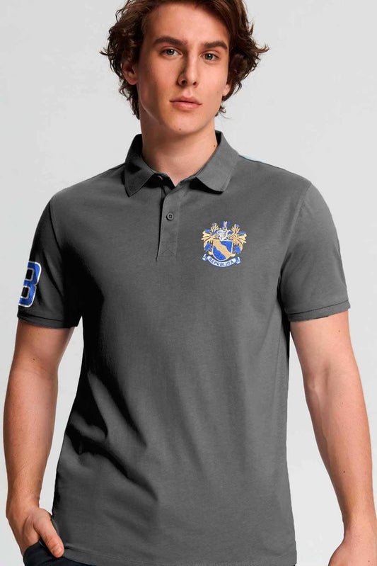 Polo Republica Men's Emblem & 8 Embroidered Short Sleeve Polo Shirt
