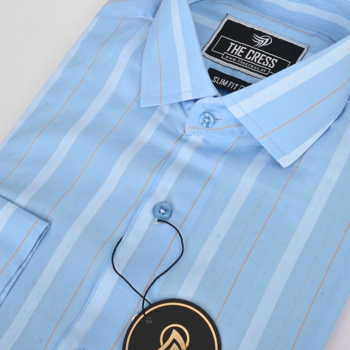 Cress Men's Silkeborg Lining Design Slim Fit Casual Shirt Men's Casual Shirt TCS 