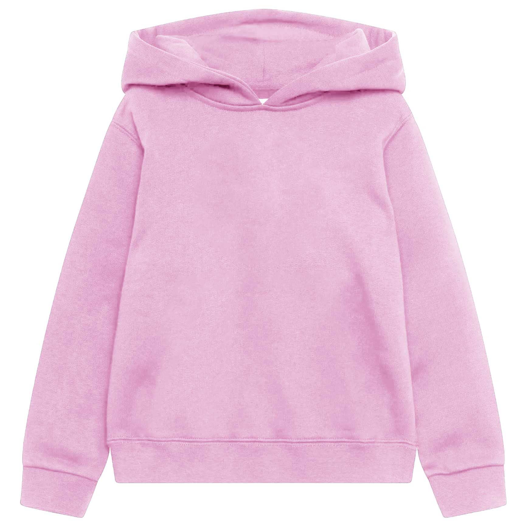 Rabbit Skins Kid's Solid Design Fleece Pullover Hoodie Boy's Pullover Hoodie Minhas Garments Lilac 2 Years 