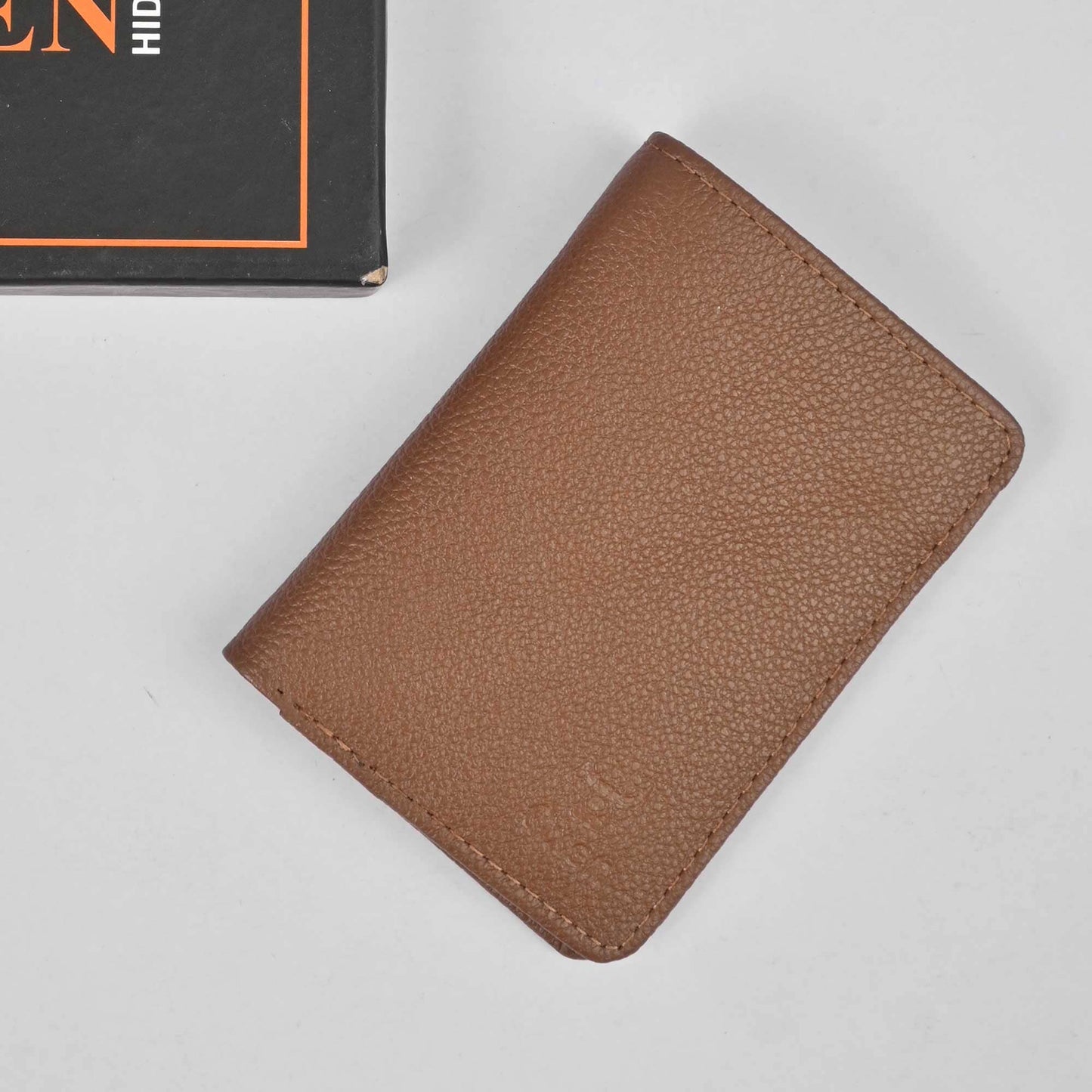 Oxenhide Men's CW-2 Edmonton Genuine Leather Wallet Wallet Oxenhide Sale Basis Light Brown 
