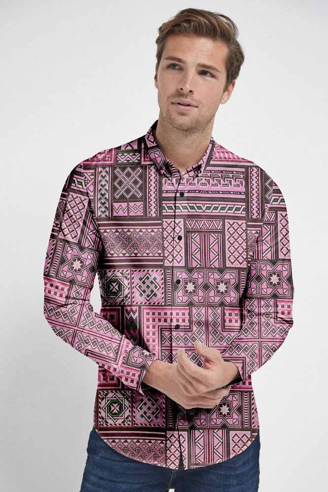 Nexoluce Men's Swakopmund Tailor Fit Casual Shirt