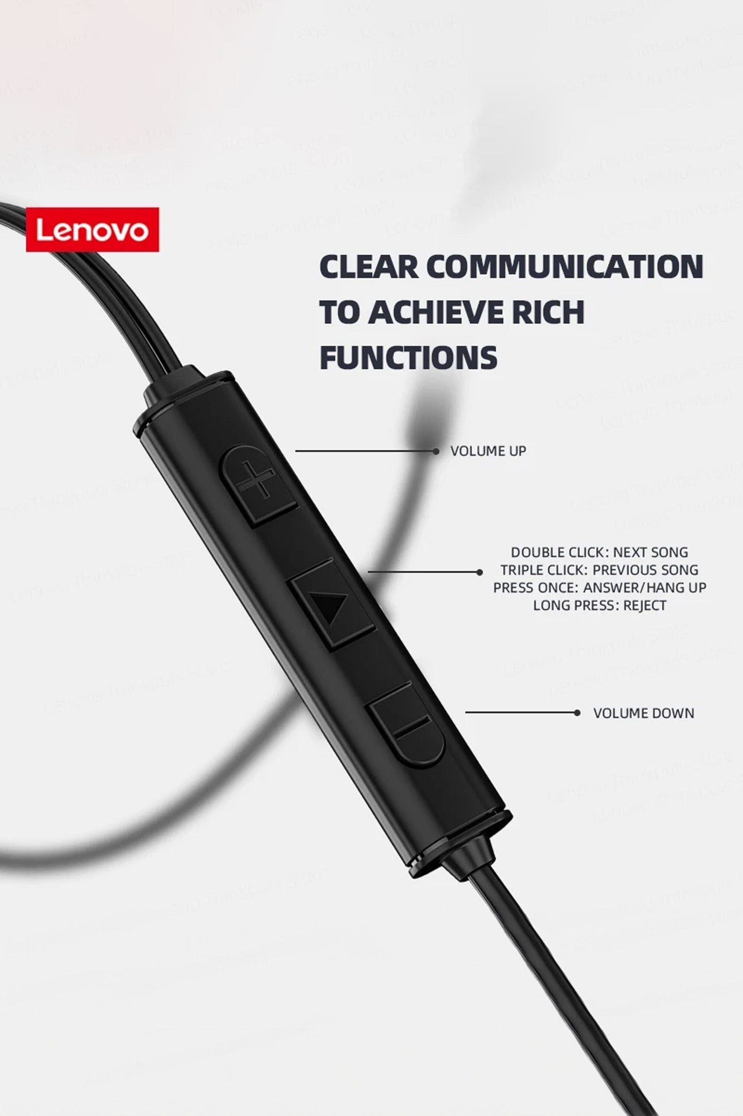 Lenovo Original Classic Sound Wired Earphones