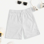 Lefties Kid's Solid Design Maralal Terry Shorts