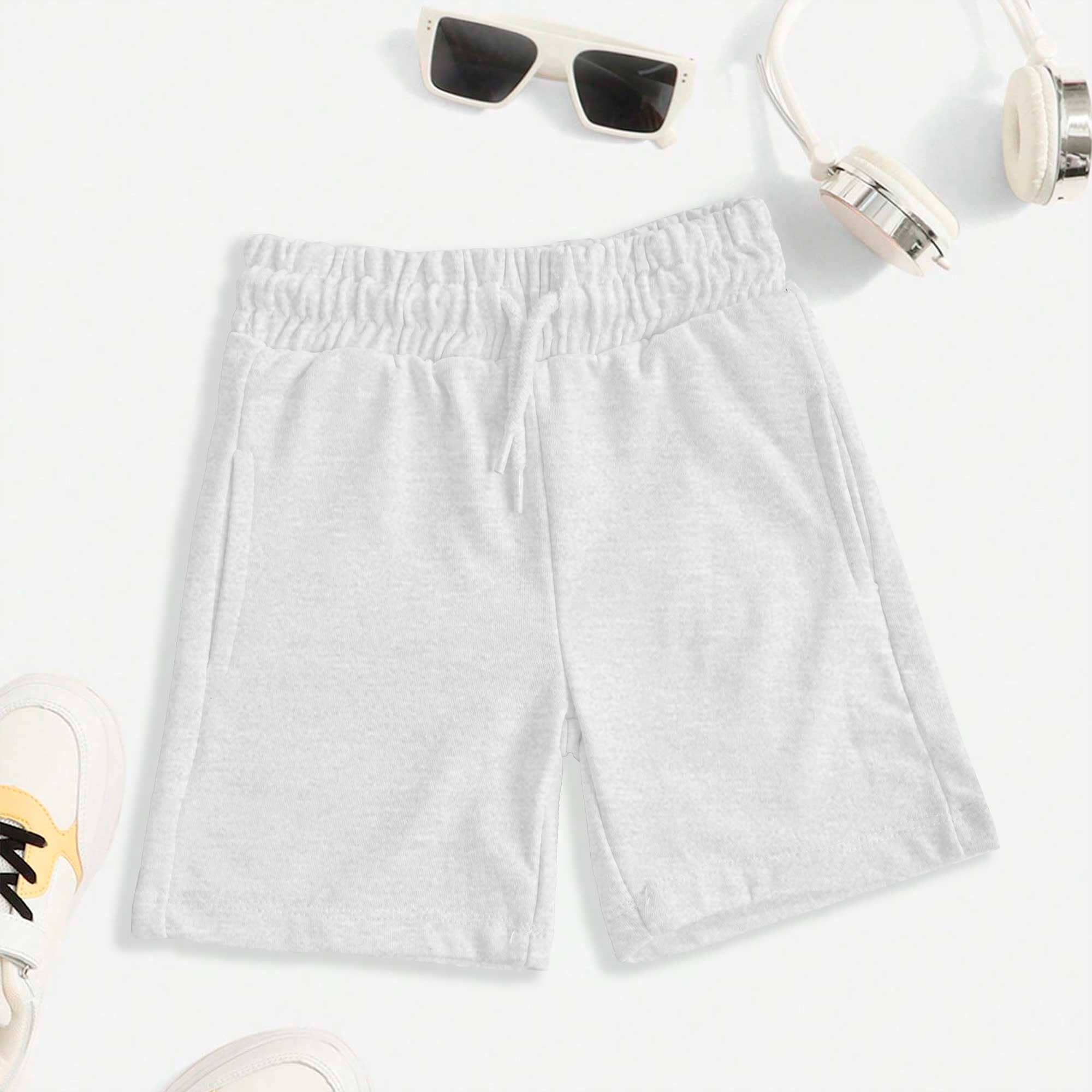 Lefties Kid's Solid Design Maralal Terry Shorts