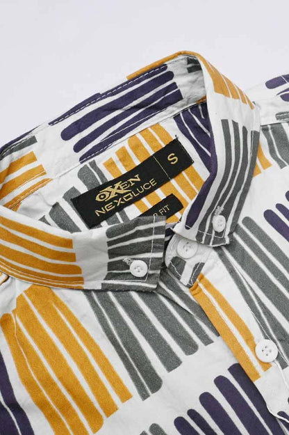 Nexoluce Men's Chester Tailor Fit Casual Shirt