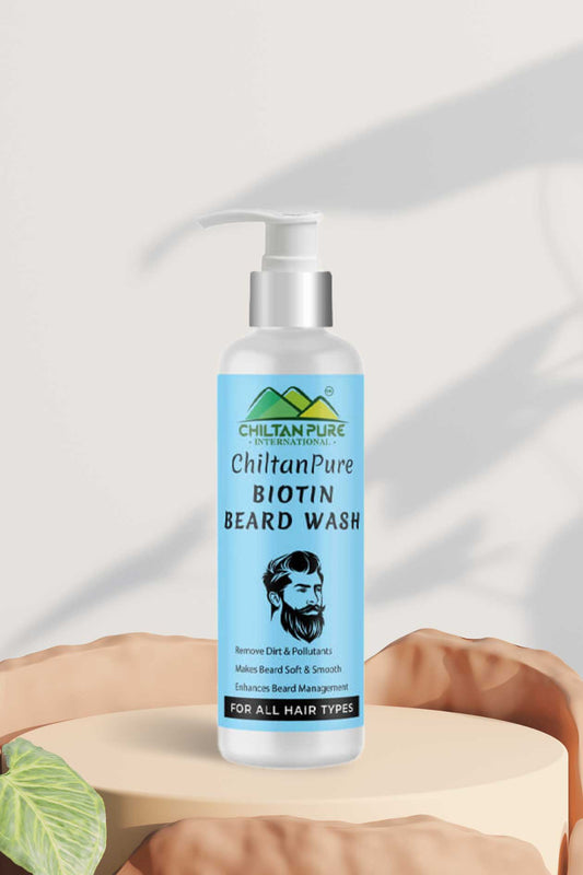 Chiltan Pure Biotin Beard Wash - 150ml Health & Beauty CNP 