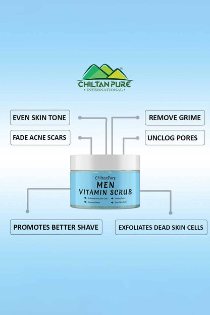 Chiltan Pure Men's Vitamin Scrub - 100ml Health & Beauty CNP 