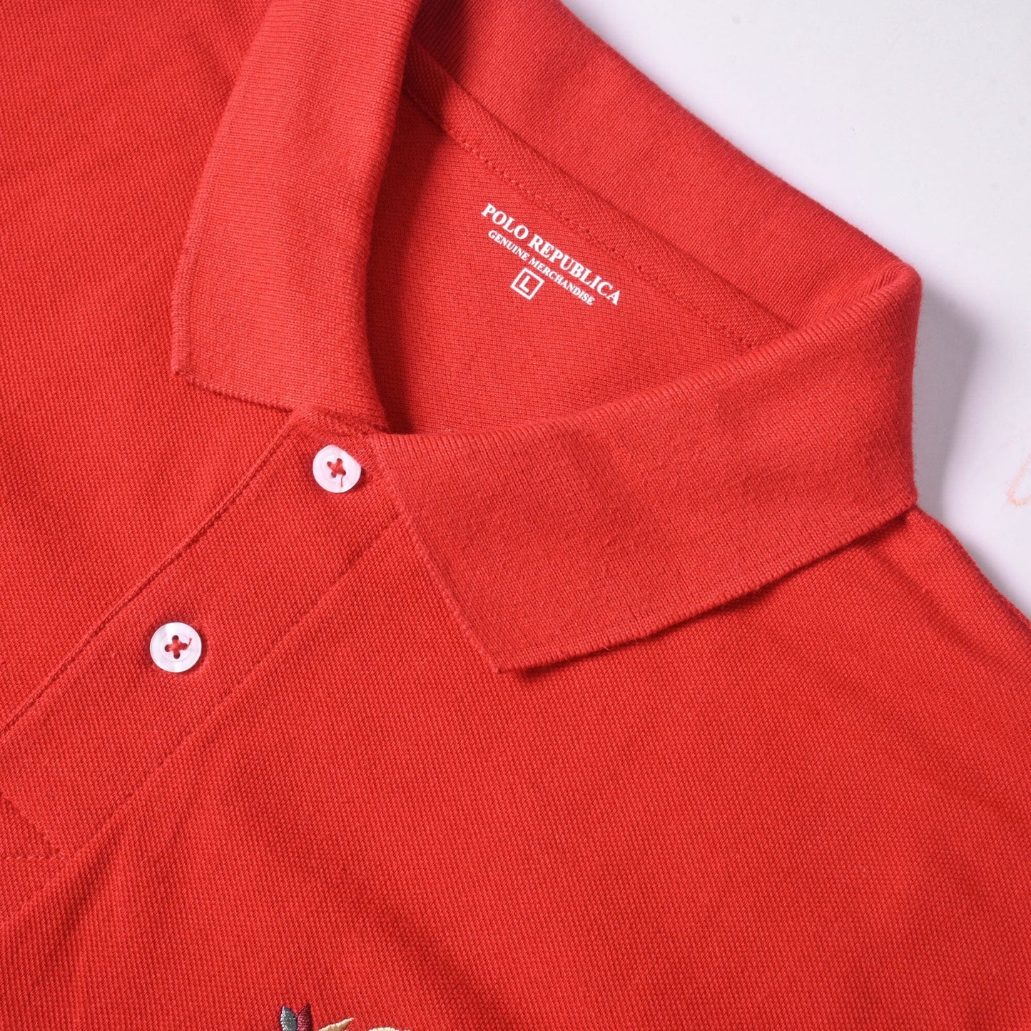 Polo Republica Men's U Crest & Polo Embroidered Short Sleeve Polo Shirt Men's Polo Shirt Polo Republica 