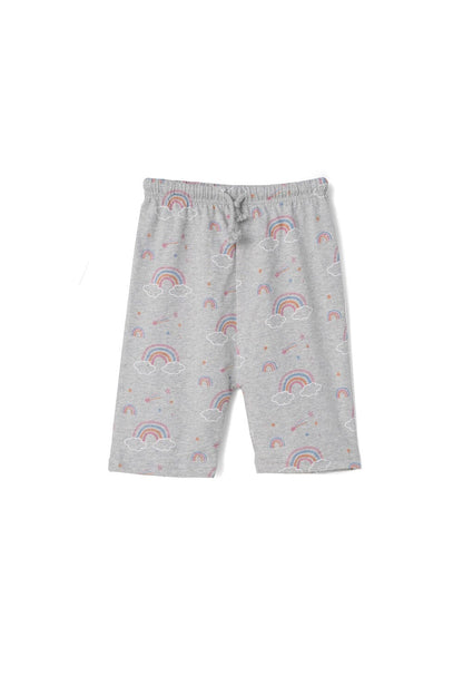 Kid's Rainbow Printed Shorts