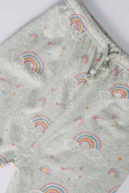Kid's Rainbow Printed Shorts