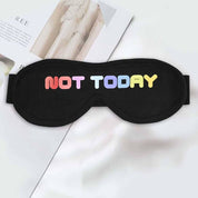 Polo Republica 'Sustainable Comfort' Eye Mask for Sleeping Eyewear Polo Republica Black Not Today 