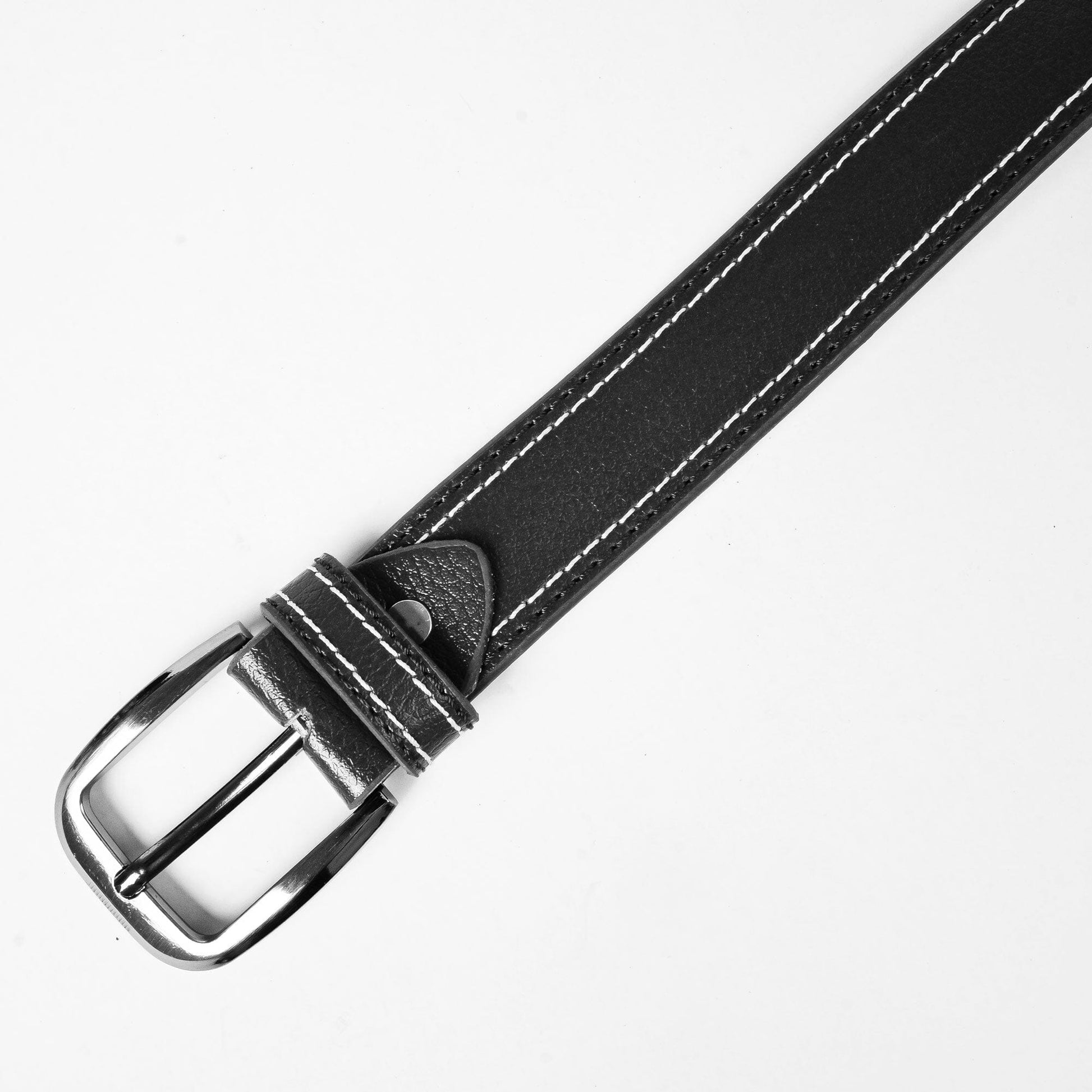 L&L Men's Zutphen Stitching Line Genuine Leather Belt Men's Belt LNL 