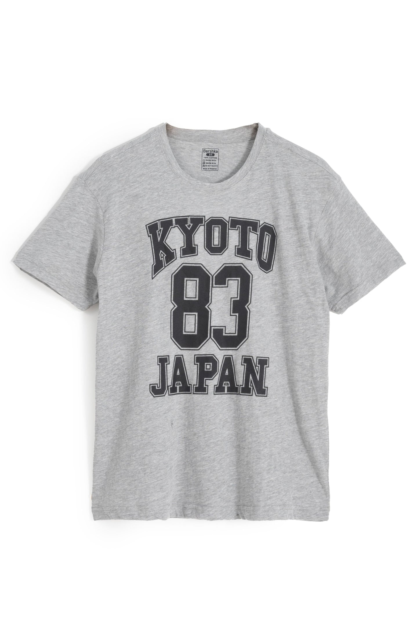 BSK Men's Kyoto Japan Printed Crew Neck Tee Shirt