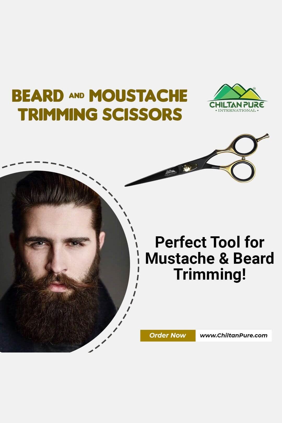 Mankind Beard & Moustache Trimming Scissors