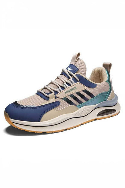 Beige & Bottle Green