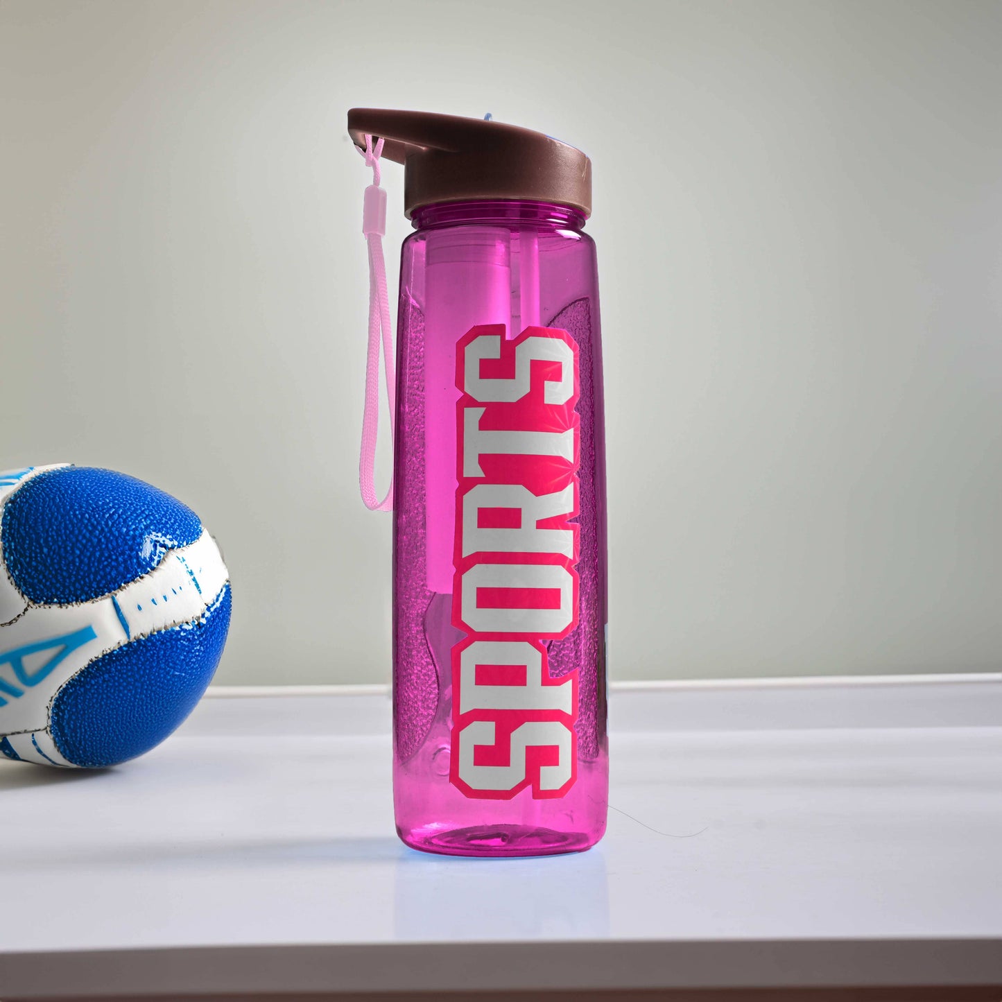 Sports Hot & Cold Plastic Water Bottle Crockery SRL Magenta 