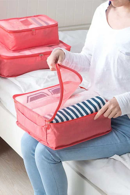 Storage Organizer Traveling Bag With Laundry Pouch
