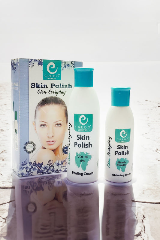 Credo Skin Polish Glow Peeling Cream & Whiting Booster Health & Beauty Credo Cosmetics 
