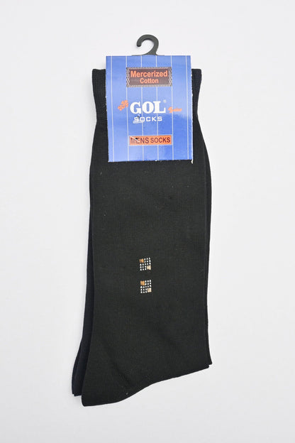 Gol Men's B&B Classic Cotton Dress Socks - Pack Of 2 Pairs