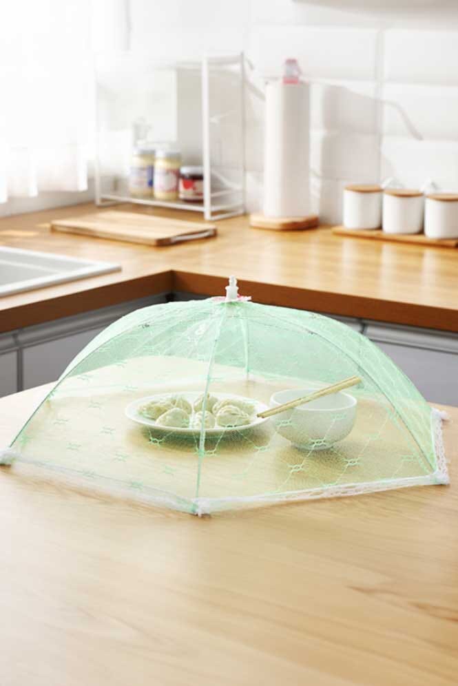 Hexagonal Umbrella Net Food Cover