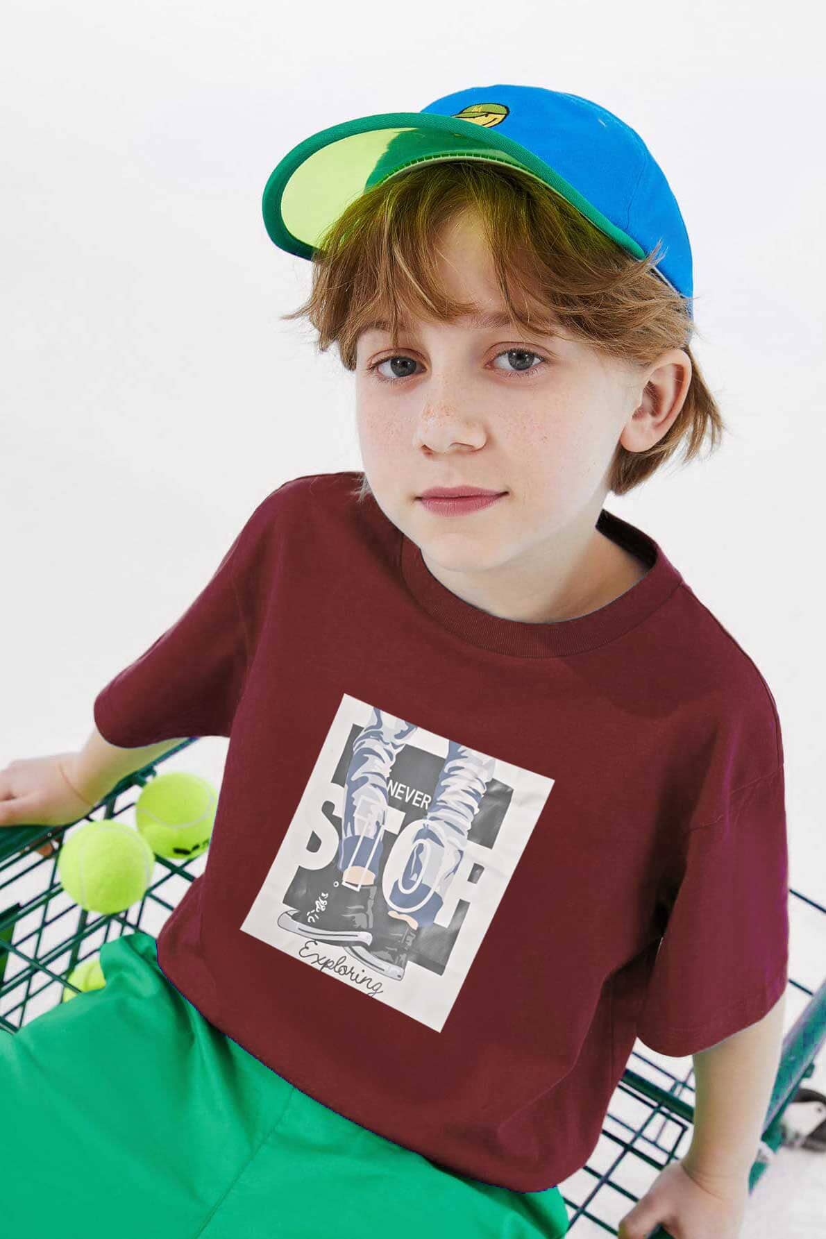 Polo Republica Boy's Never Stop Printed Tee Shirt Boy's Tee Shirt Polo Republica 