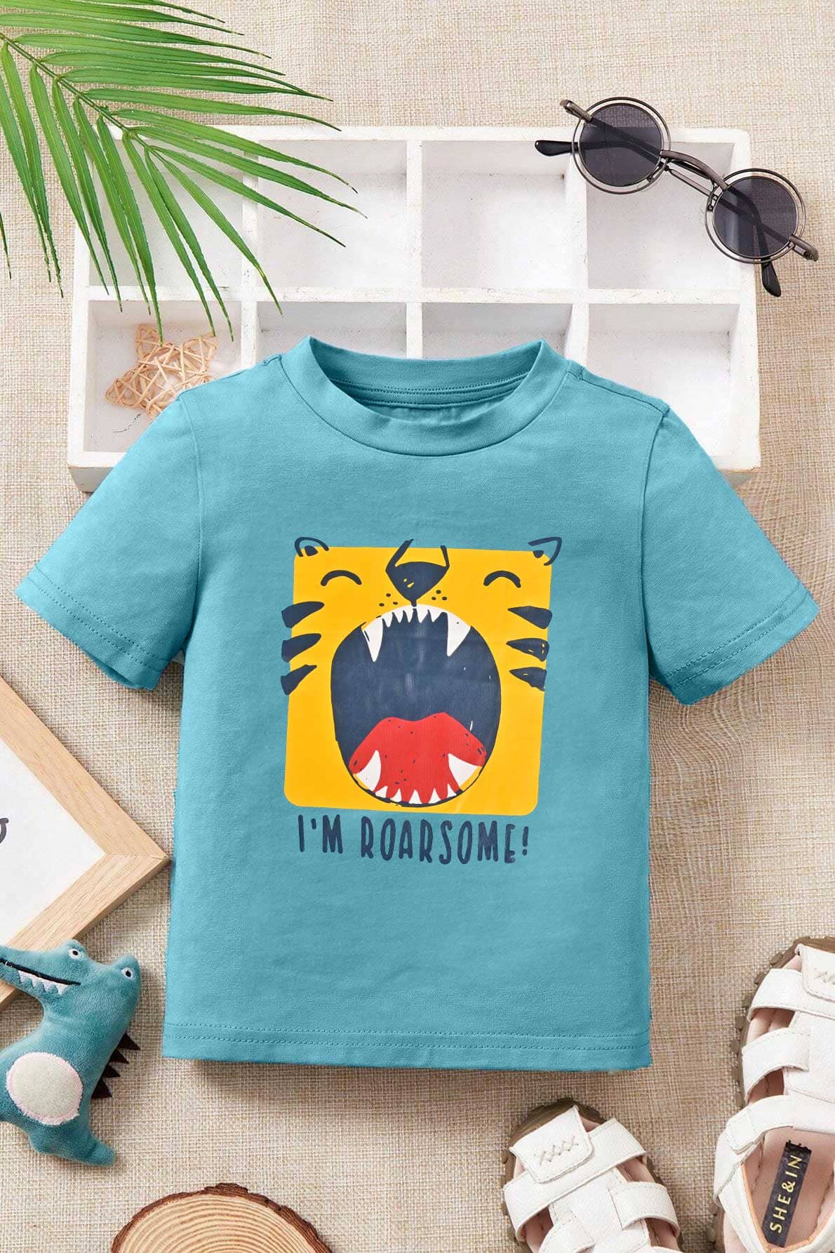 Polo Republica Boy's I'M Roarsome! Printed Tee Shirt