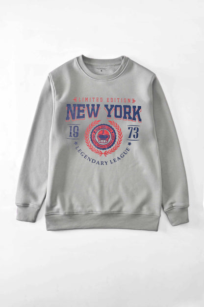 Polo Republica Men's New York Printed Fleece Sweat Shirt