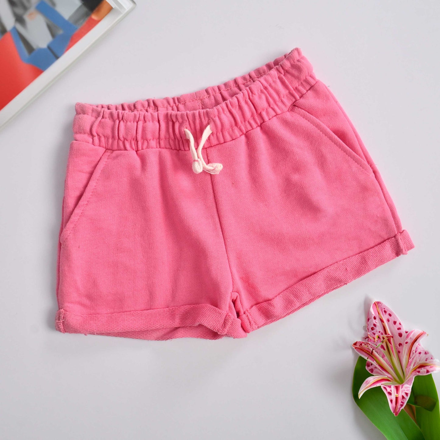 Tessential Kid's Solid Design Terry Shorts